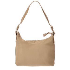 Italian Leather Hobo Leather Top Handle Bag, Taupe